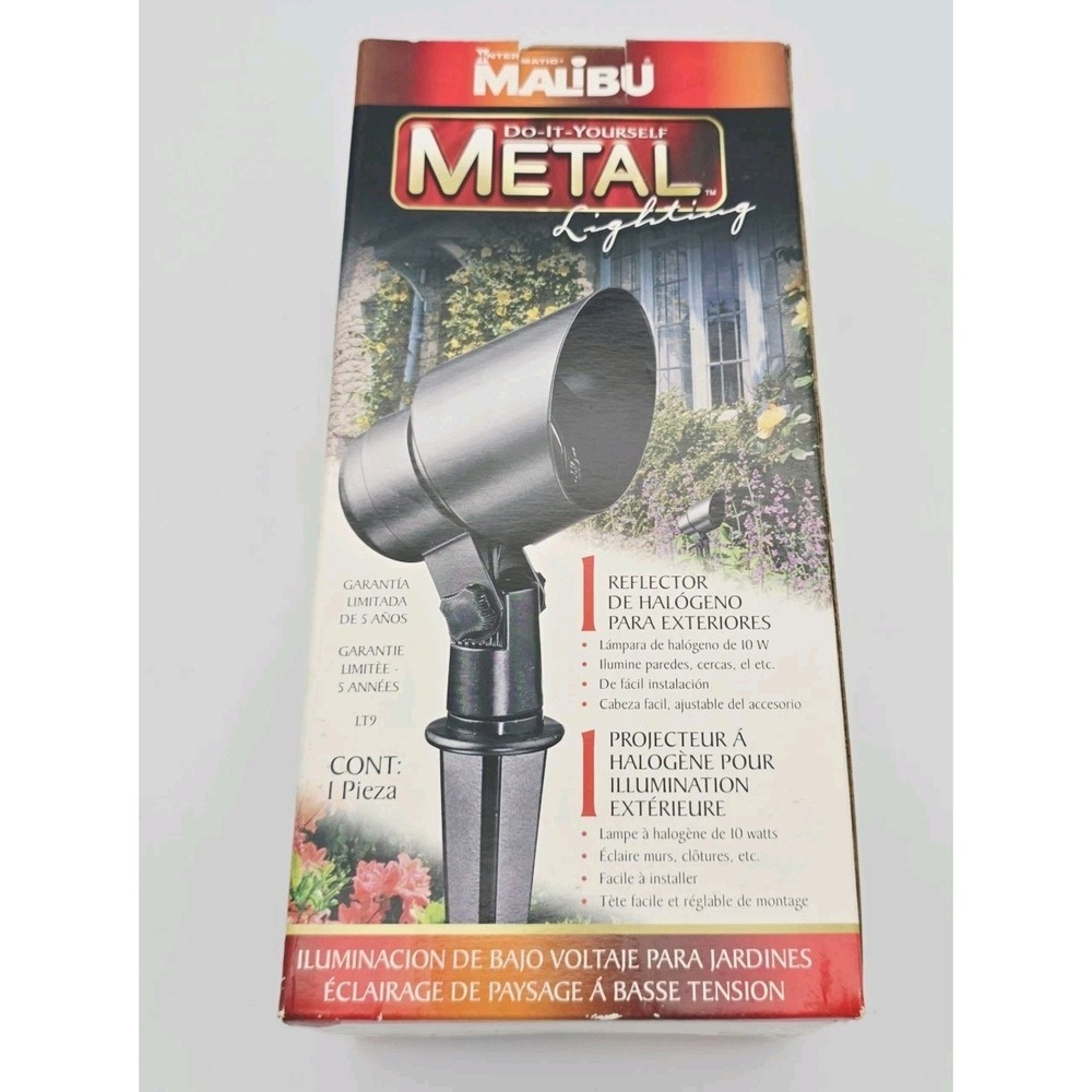 Intermatic Malibu Metal Lighting Outdoor Light Floodlight 10 Wt LT9 Low Voltage